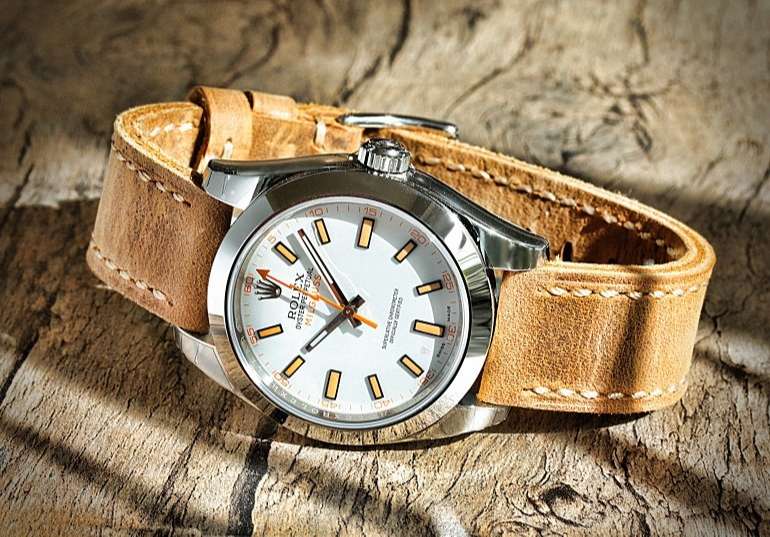 dòng đồng hồ Rolex Milgauss dây da thiết kế với định hướng bảo vệ động cơ trước từ trường - ảnh 16
