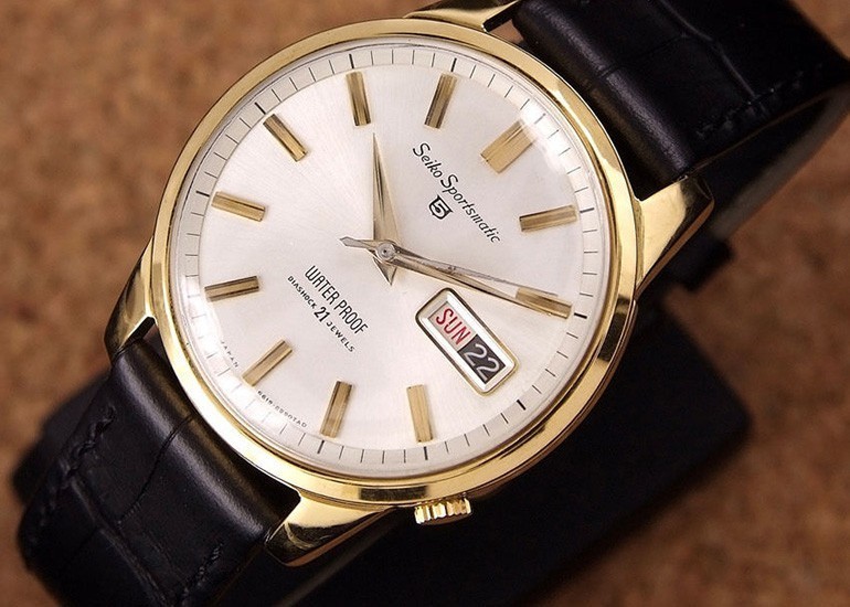 đồng hồ Seiko 5 phiên bản 1964 không có ký tự Gyro