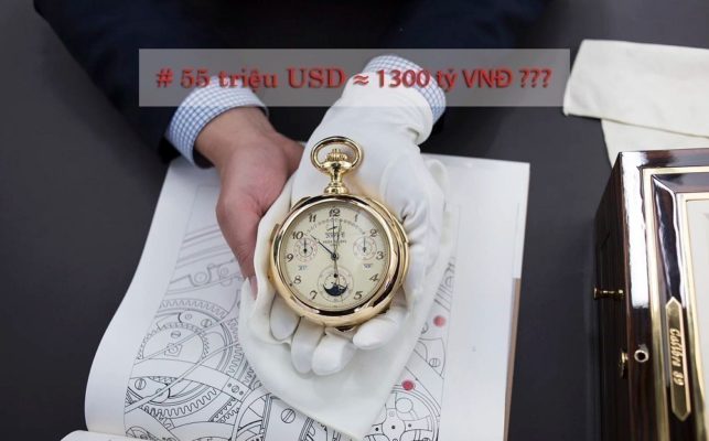 20 chiếc đồng hồ đắt nhất thế giới có giá lên đến 1.300 tỷ