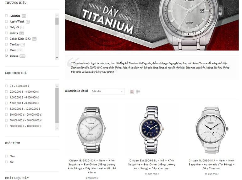 Đồng hồ Citizen Eco-Drive Titanium là gì? TOP mẫu bán chạy ảnh 3