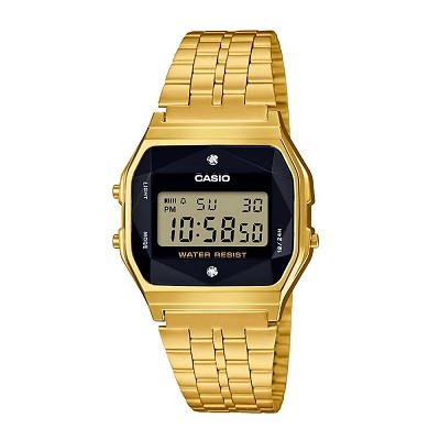 30 đồng hồ kim cương thiên nhiên từ 5 thương hiệu nổi tiếng - Ảnh: Casio A159WGED-1DF