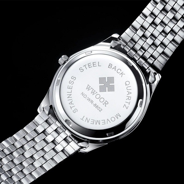 Đồng hồ "Stainless Steel Case" nghĩa là toàn bộ vỏ đều được làm bằng thép không gỉ tương tự All Stainless Steel" - ảnh 6