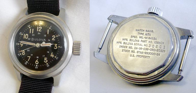 6 mẫu đồng hồ quân đội Mỹ đã dùng trong chiến tranh Việt Nam Bulova A17 Korean War