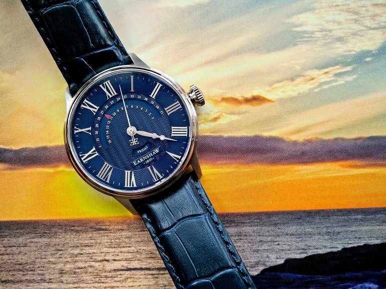 đồng hồ Thomas Earnshaw Cornwall Blue Dial - ảnh 8