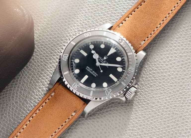 đồng hồ Rolex dây da Submariner là đồng hồ được thiết kế riêng cho thợ lặn - ảnh 8