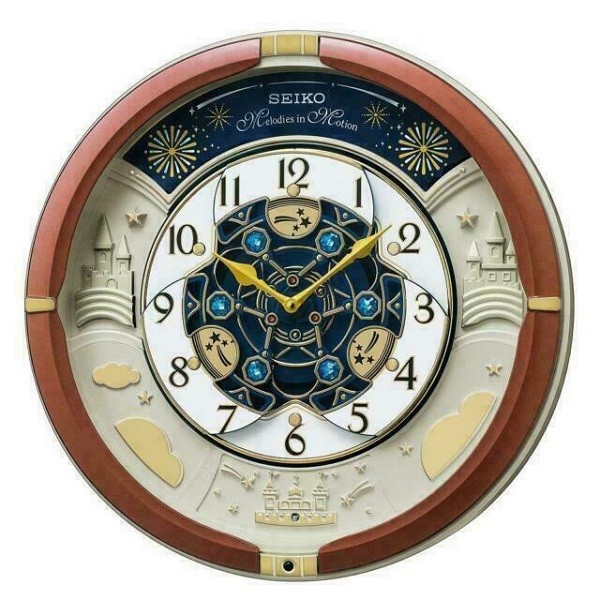 Đồng hồ Seiko treo tường cổ có lịch ngày và thứ lên cót 30 Ngày - ảnh 8