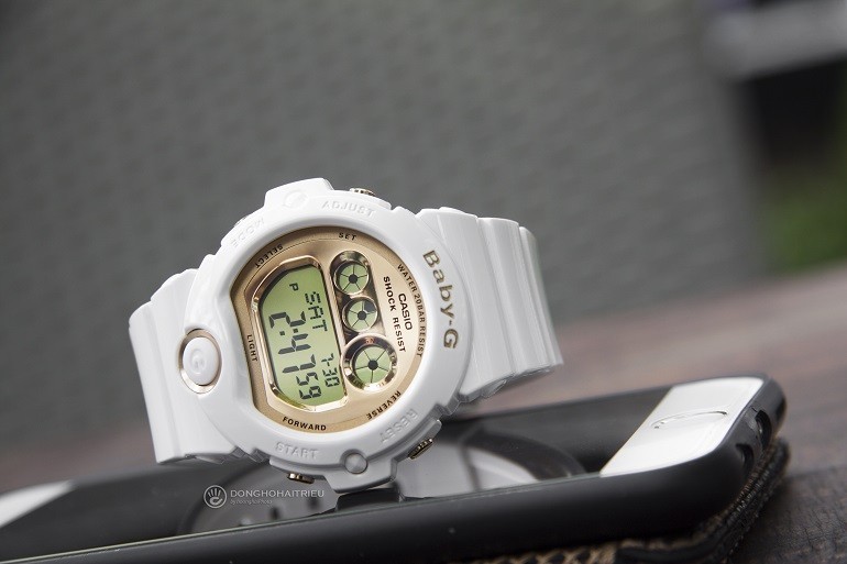 9 lưu ý đặc biệt quan trọng khi mua đồng hồ điện tử cho bé gái - Ảnh: Baby-G BG-6901-7DR