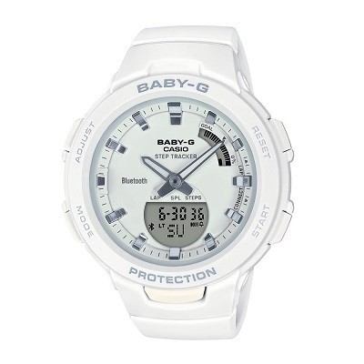 9 lưu ý đặc biệt quan trọng khi mua đồng hồ điện tử cho bé gái - Ảnh: Baby-G BSA-B100-7ADR