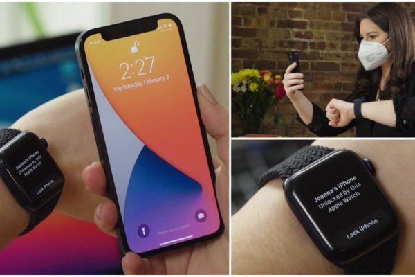 Bật mở khoá iphone bằng Apple Watch khi đeo khẩu trang