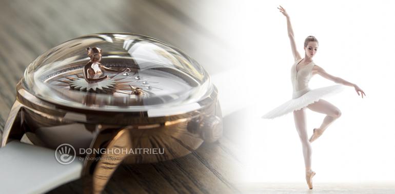 Đồng hồ ba lê Fouetté Ballerina, một kiệt tác đoạt giải thiết kế Fouetté OR-LOVE