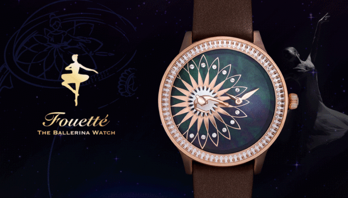 Đồng hồ ba lê Fouetté Ballerina, một kiệt tác đoạt giải thiết kế