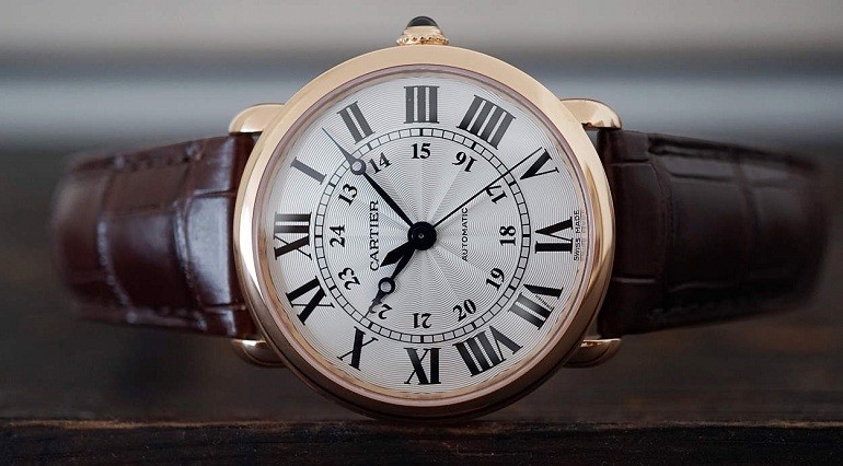 Khung máy đồng hồ Cartier Ron De tròn khít-Hình 16