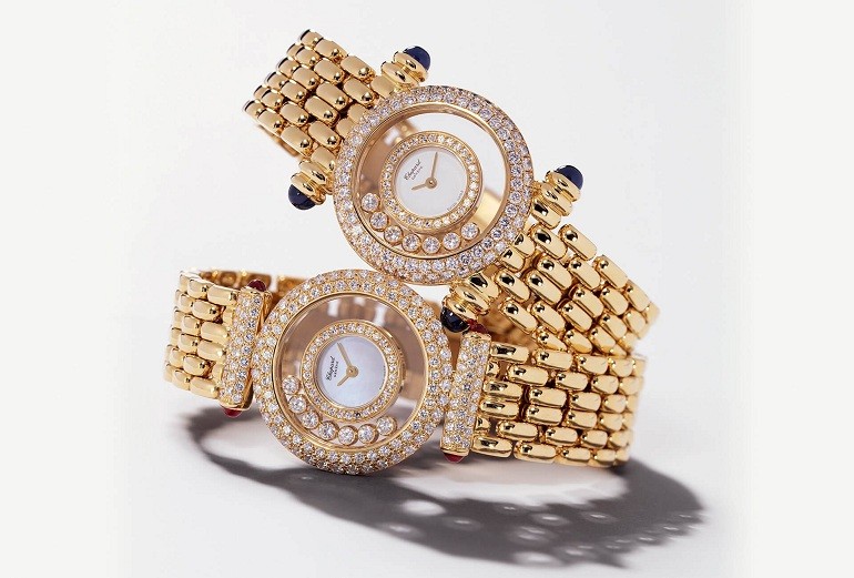 Đồng hồ Chopard Happy Diamonds với sự chuyển động tự do của các viên kim cương-Hình 10