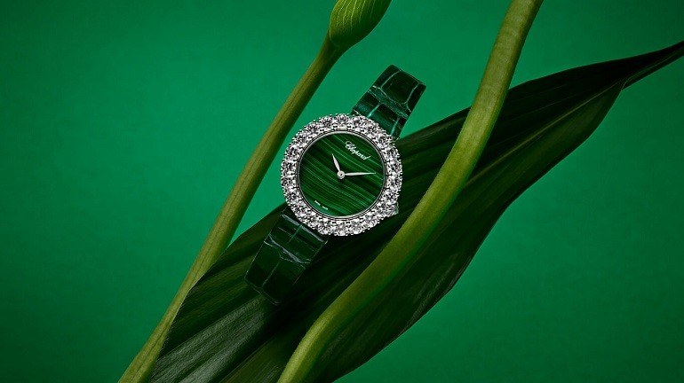 L'Heure du Diamant Vintage - đồng hồ Chopard nữ đính đá dây da mang hơi thở đương đại 1960-Hình 14