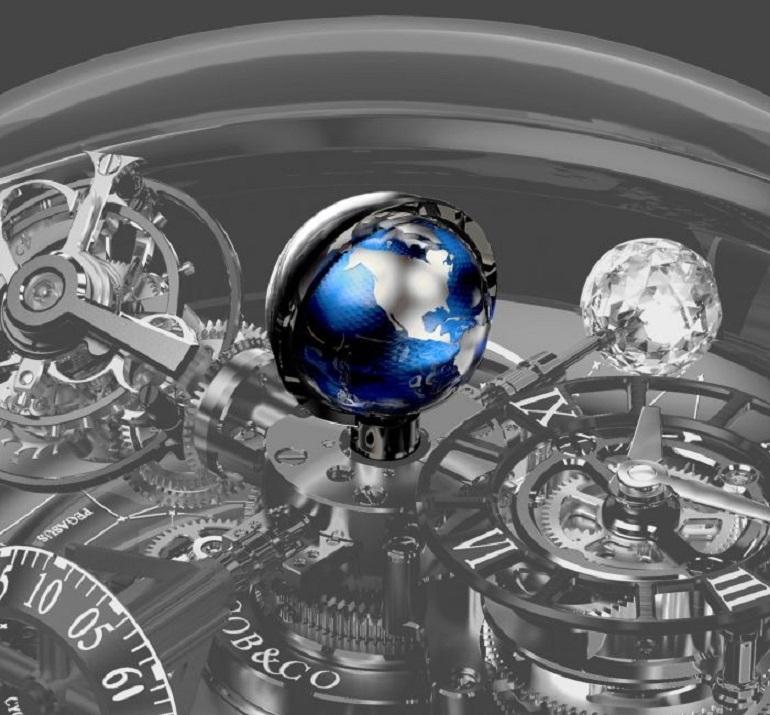 Mô hình vi mô Trái Đất cực hút mắt trên đồng hồ Marc Jacobs-Ảnh 10