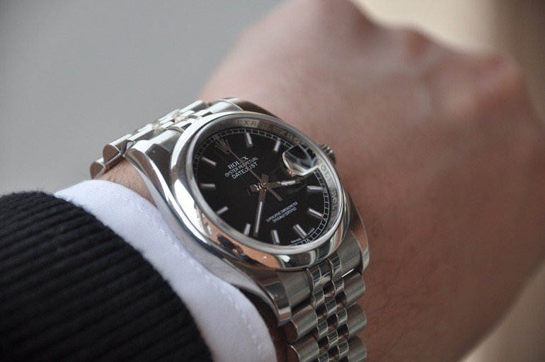 Kính Cyclops đồng hồ Rolex Oyster Perpetual Datejust thuận tiện hơn cho việc xem ngày giờ-Hình 8