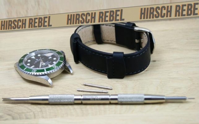 Hirsch Rebel – Dây da kiểu NATO, “trượt” lạ lùng cho người chơi đồng hồ