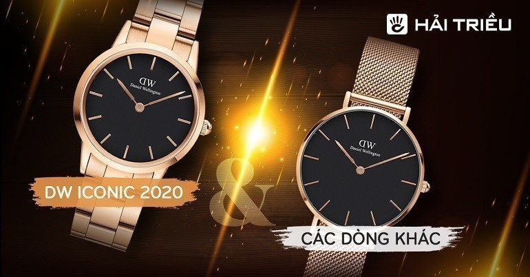 So sánh đồng hồ DW Iconic Link 2020 với các phiên bản cũ