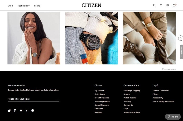 TOP 3 trang web của đồng hồ Citizen chính hãng 100% tại VN - Ảnh: 1