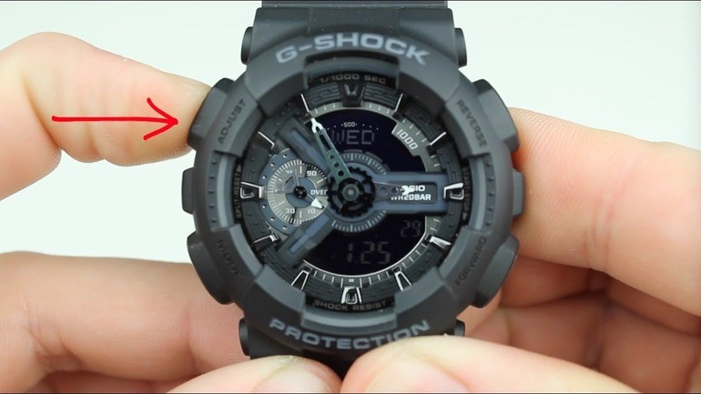 Cách chỉnh giờ đồng hồ G-Shock đơn giản, nhanh trong 1 phút - Ảnh: 6