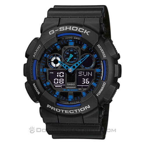 Mua đồng hồ G-Shock giá rẻ của Casio tại TPHCM | Miễn phí thay pin - Ảnh: G-Shock GA-100-1A2DR
