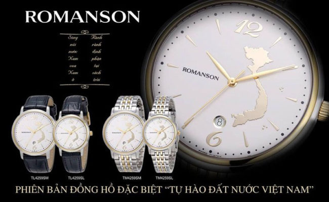 Các mẫu đồng hồ Romanson phiên bản đặc biệt nổi tiếng ở Việt Nam