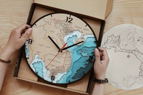 TOP các mẫu đồng hồ bản đồ Việt Nam đẹp, đáng sở hữu nhất