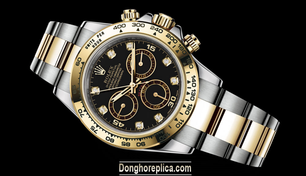 Đồng hồ Rolex 500 triệu Daytona vàng mặt đen