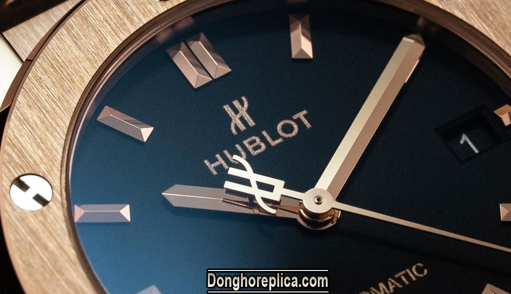 Biểu tượng hình chữ H trên đồng hồ Hublot chính hãng
