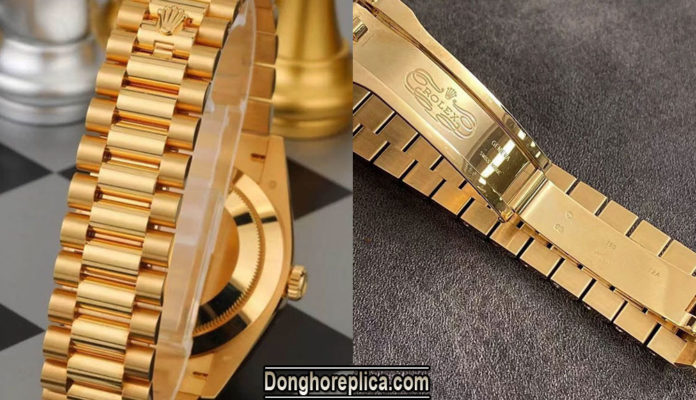 Dây đồng hồ Rolex vàng – Đẳng cấp không gì có thể so sánh bằng