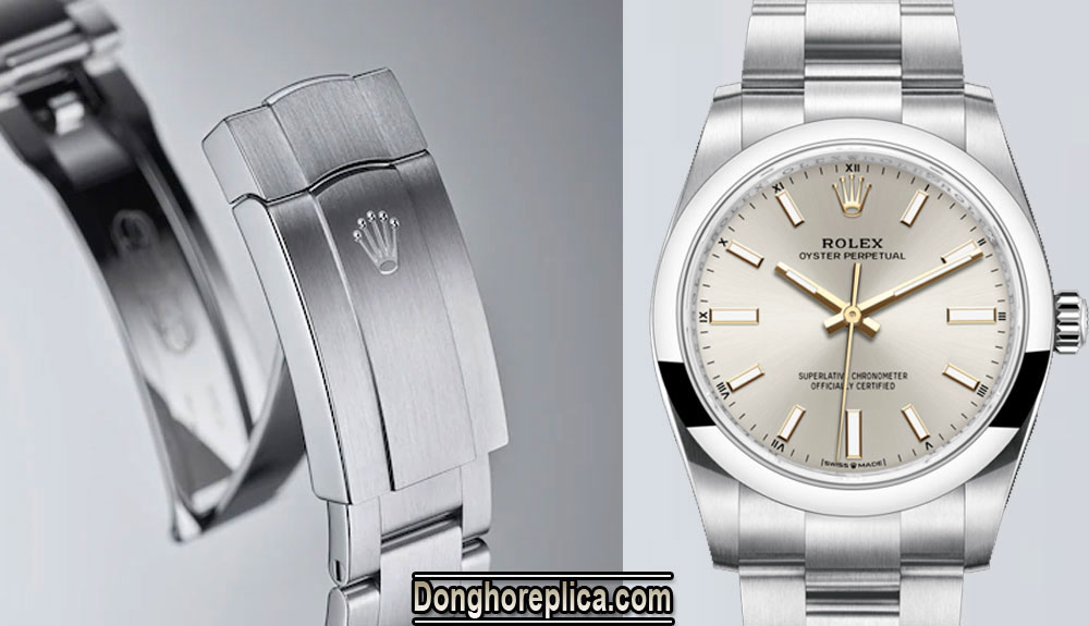 Đồng hồ cặp đôi Rolex Silver sở hữu công nghệ khoá gập hàng đầu