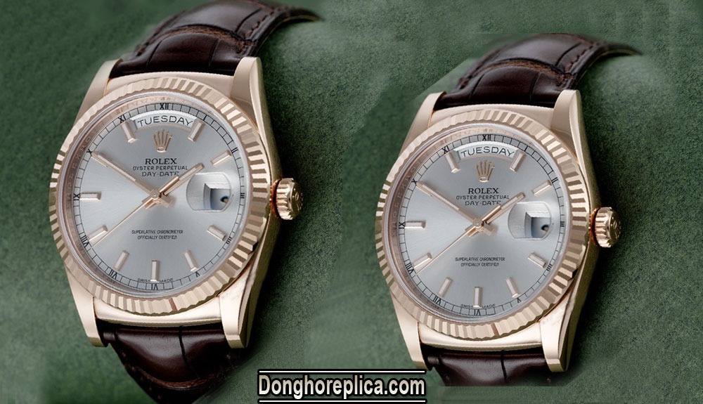 Đồng hồ đôi Rolex dây da – món quà tuyệt vời cho các đôi yêu nhau