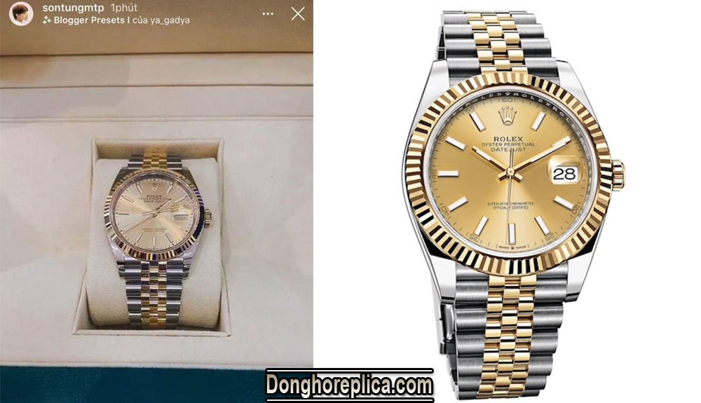 Chiêm ngưỡng ba mẫu đồng hồ Rolex Sơn Tùng M TP cực yêu thích