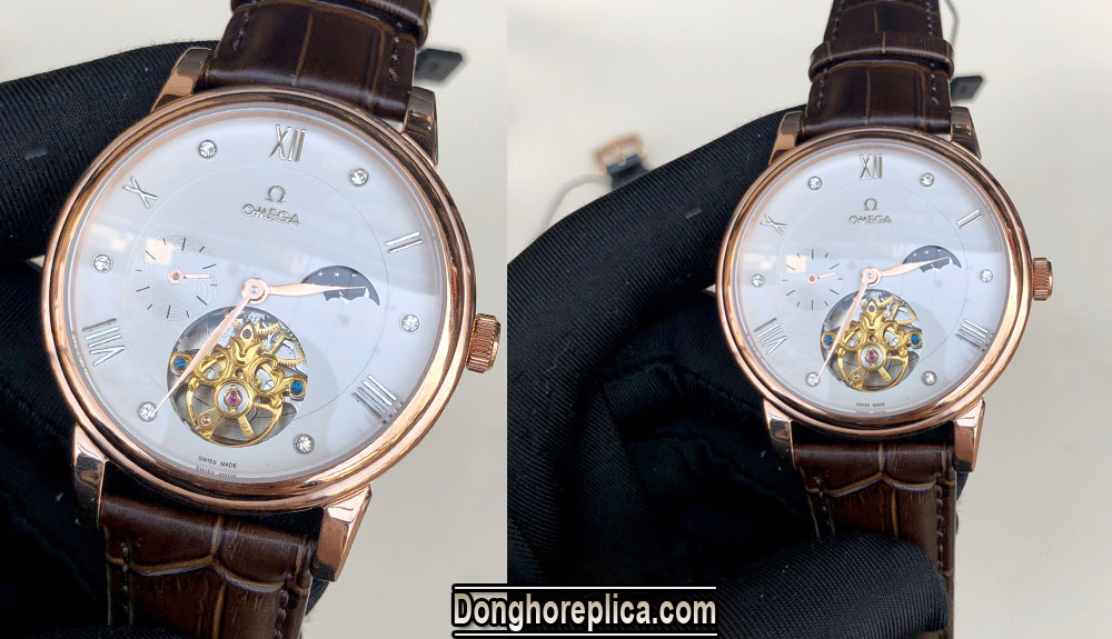 Dễ dàng có thể nhận định rằng mặt số của những chiếc đồng hồ Omega máy Nhật chuẩn xịn. Thì Logo và tên thương hiệu được in và khắc tương đối rõ rệt, đều mực và đều nhau.