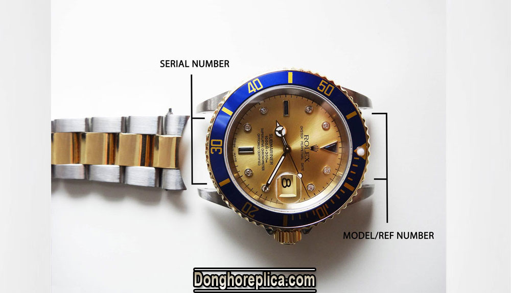 Hướng dẫn cách kiểm tra và Check tra mã số Seri trên đồng hồ Rolex