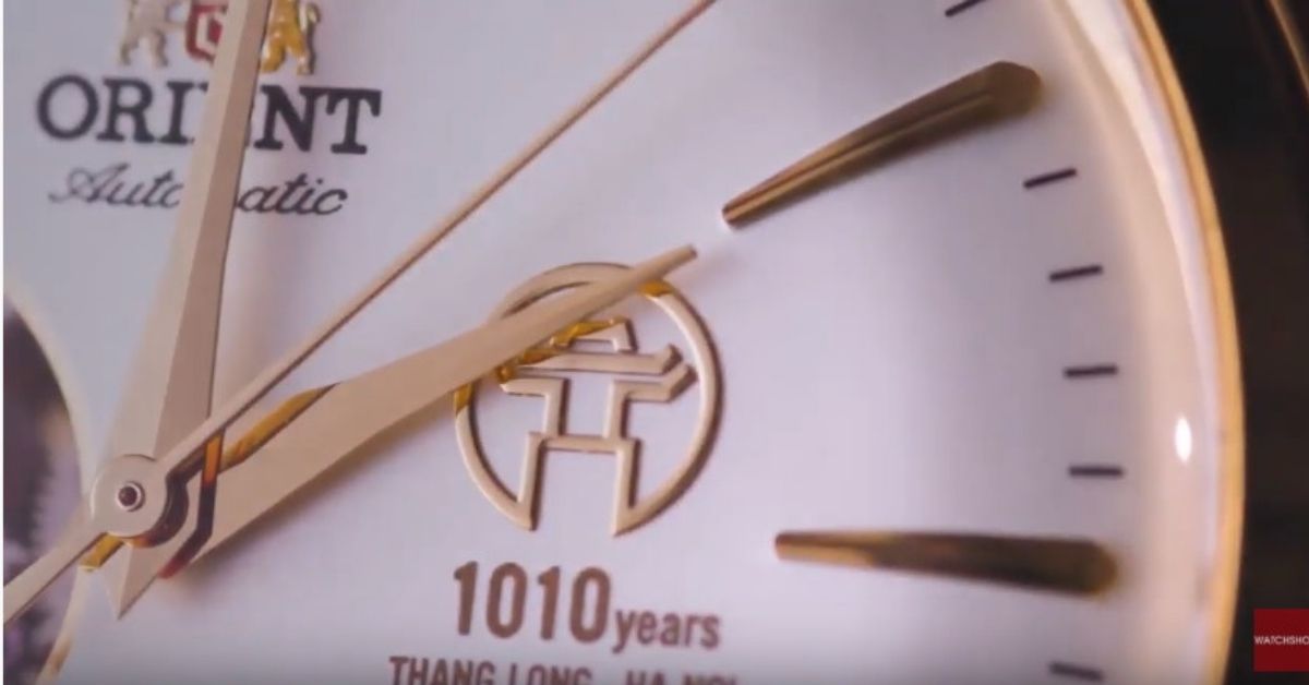 [TIN NÓNG] Hãng đồng hồ Orient Nhật Bản sản xuất riêng Orient Khuê Văn các kỷ niệm 1010 năm Thăng Long, Hà Nội phiên bản giới hạn