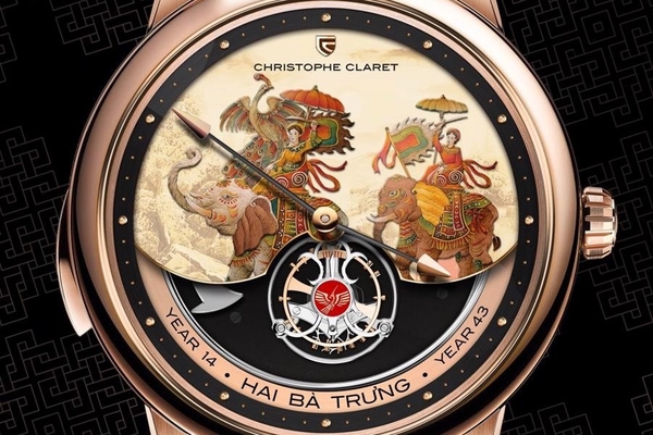 Bức tranh gốc trên đồng hồ Christophe Claret là của hoạ sĩ Việt