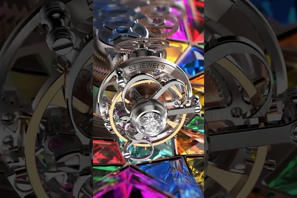 Đồng hồ Jacob & Co x Concepto Watch Factory có lồng tourbillon xoay 4 trục đầu tiên trên thế giới tại Only Watch 2023