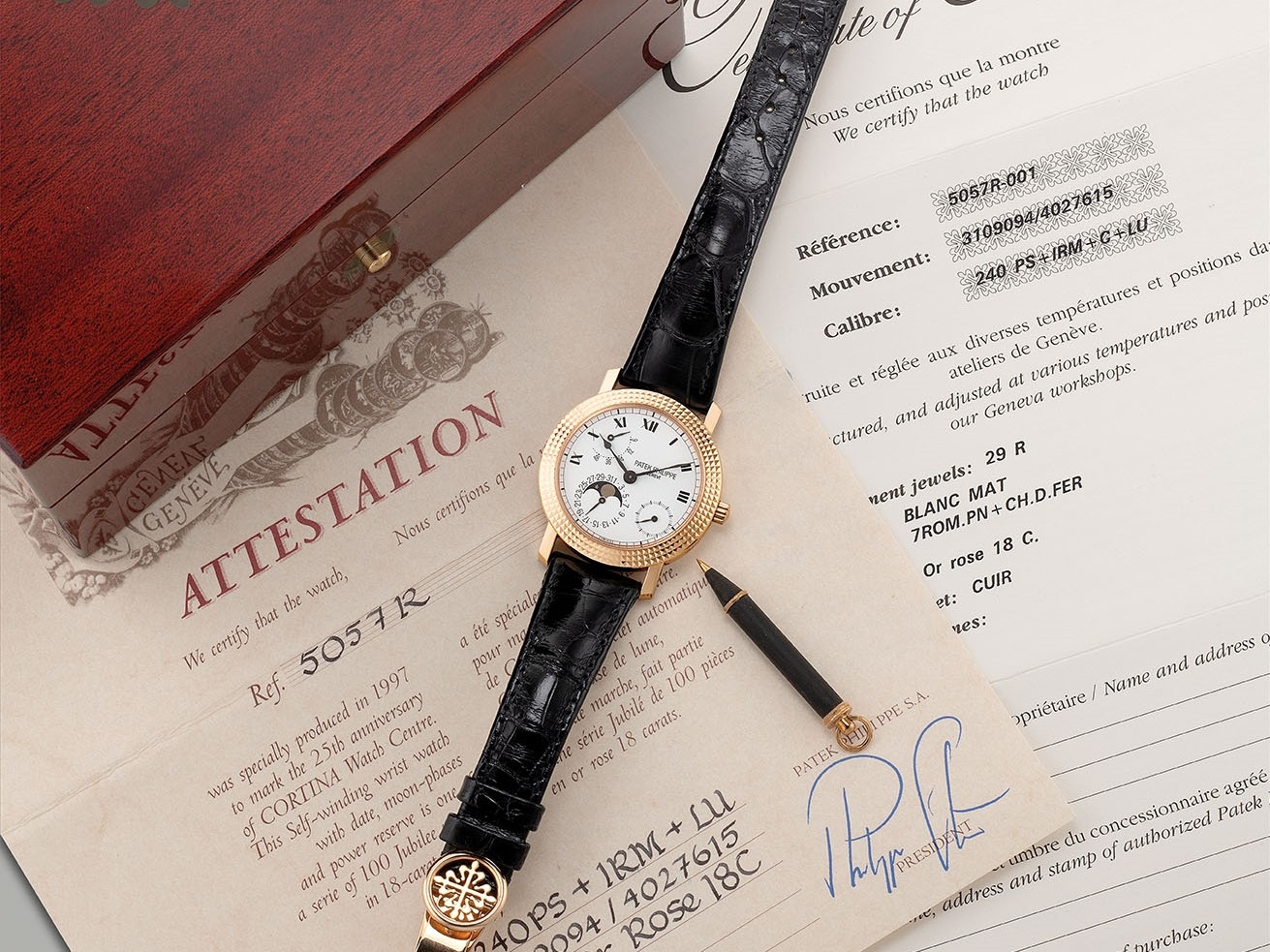 Đồng hồ Patek Philippe ref. 5057R "Cortina Jubilee"