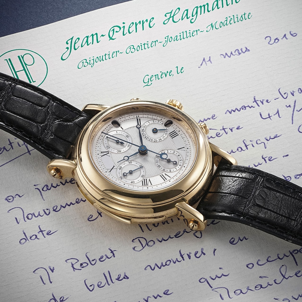 Đồng hồ được làm bởi J.P. Hagmann và F.P. Journe