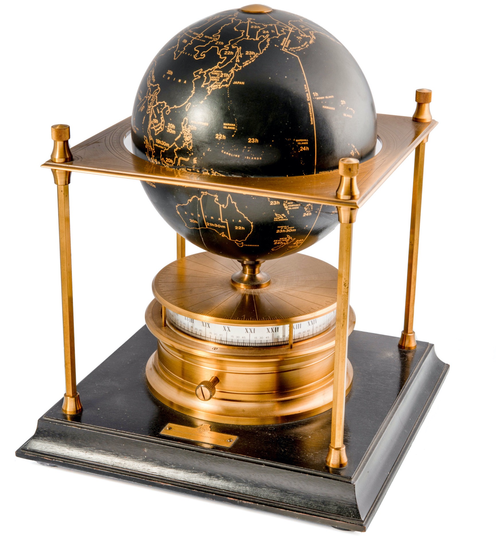 Đồng hồ để bàn Royal Geographical Society World Clock 