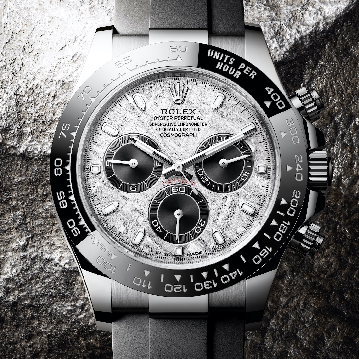 Đồng hồ Rolex Cosmograph Daytona với mặt số thiên thạch 2021
