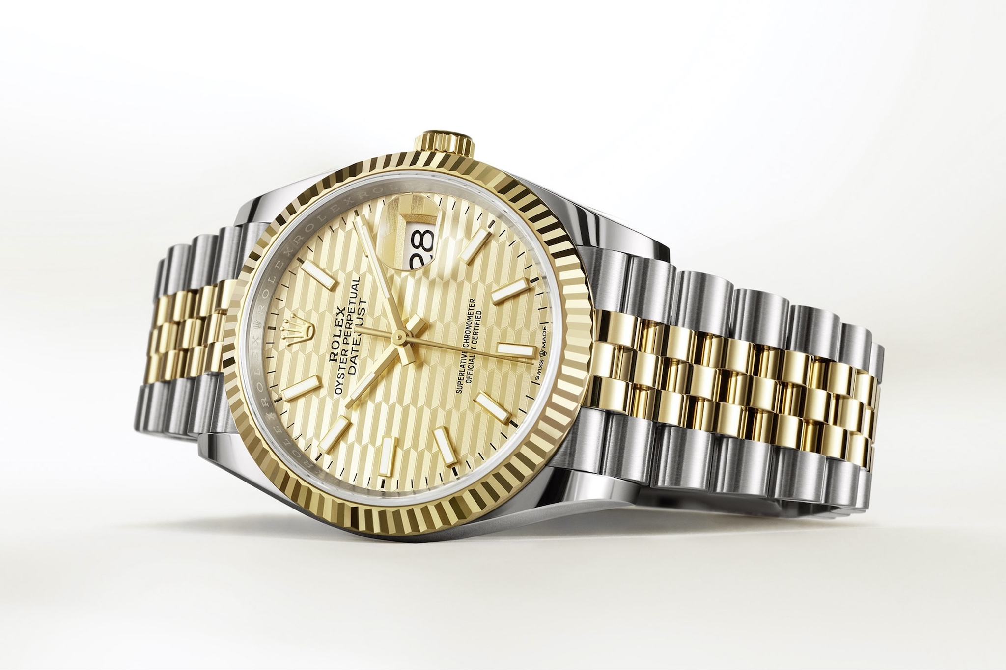 Đồng hồ Rolex Datejust 36 và các họa tiết “Palm” và “Fluted” mới