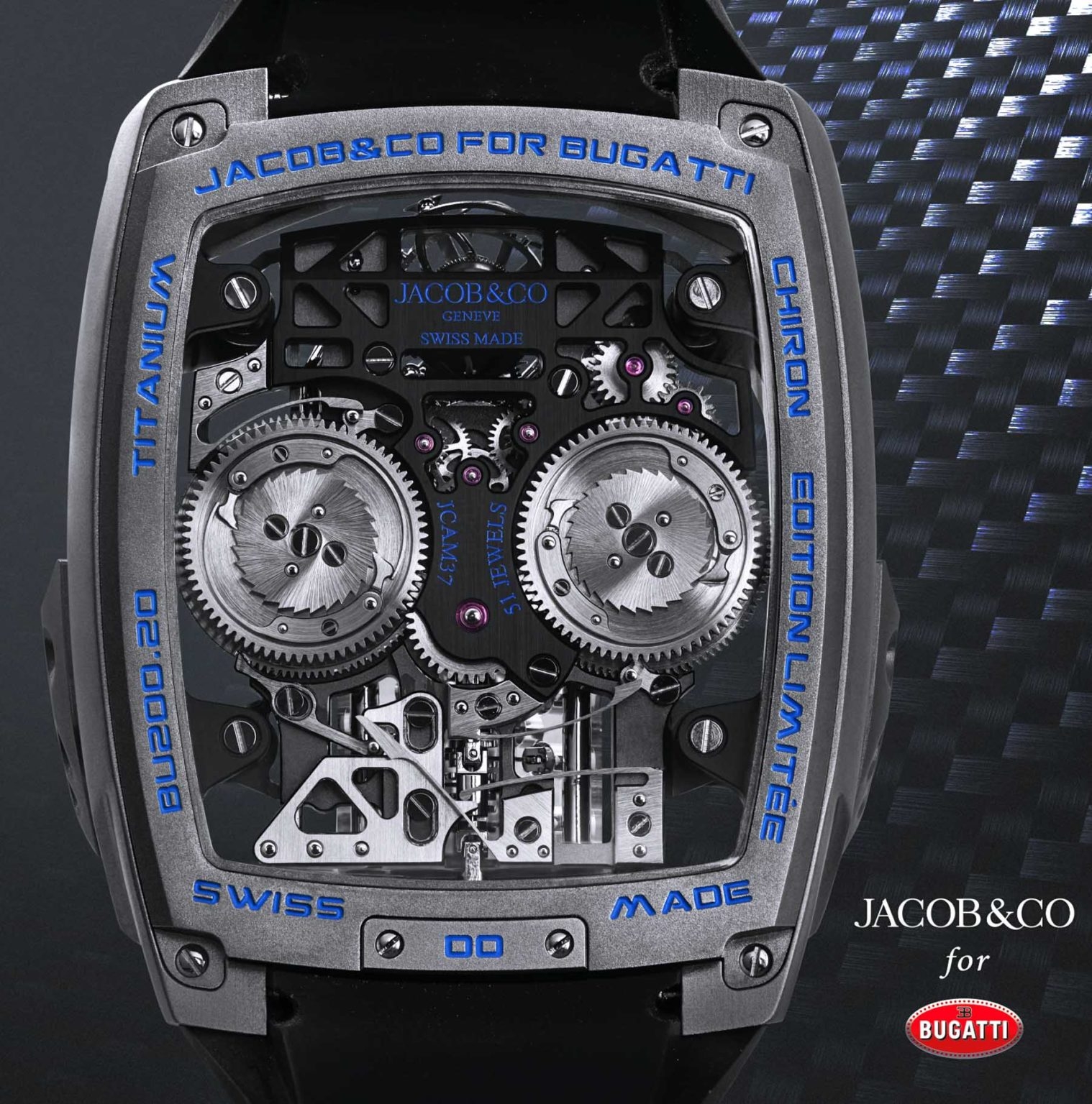  Jacob & Co. Bugatti Chiron Tourbillon