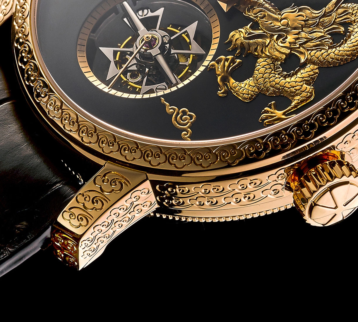 Đồng hồ Vacheron Constantin Ornate Traditionnelle 14-Day Tourbillon “Dragon”