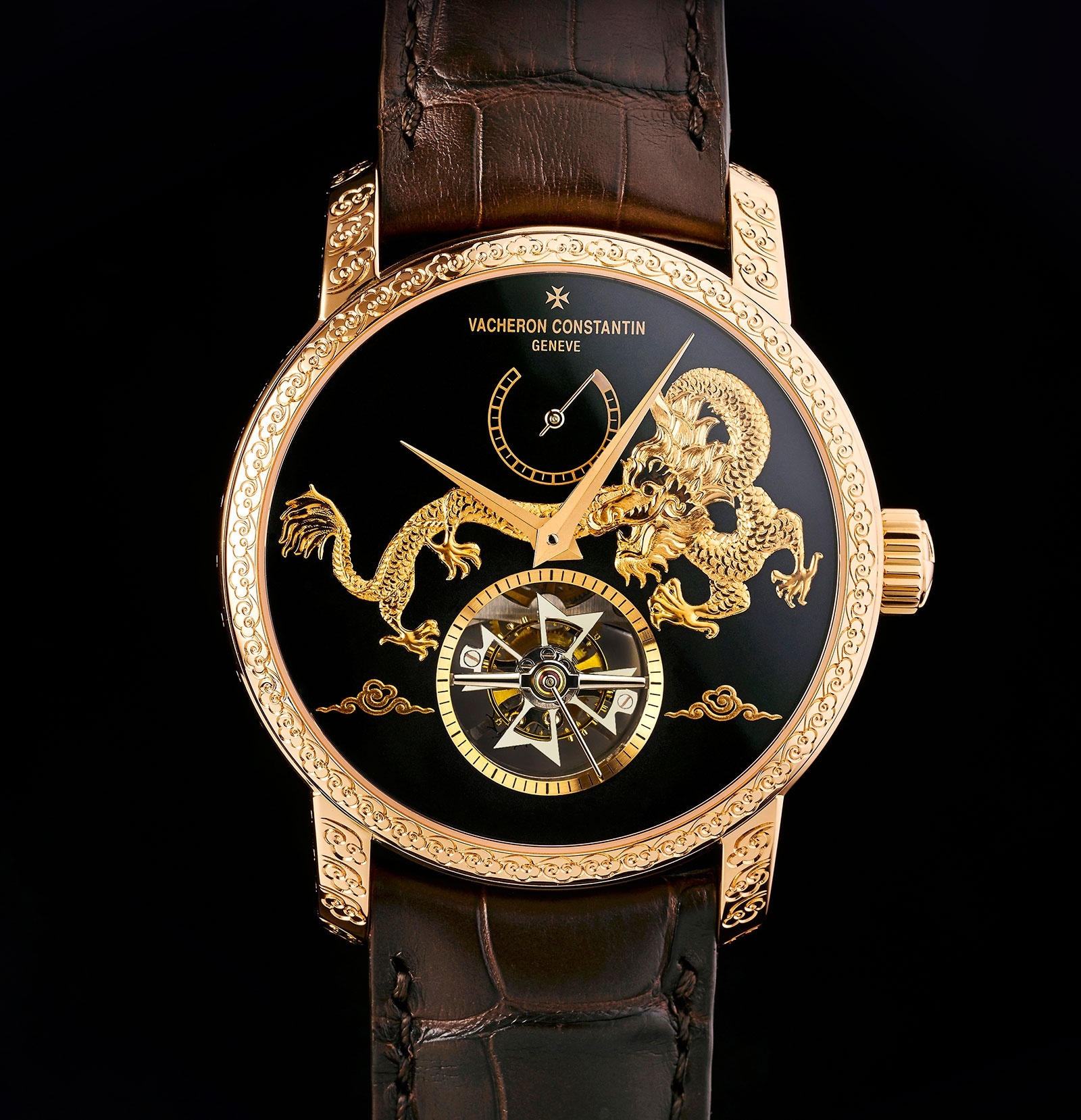 Đồng hồ Vacheron Constantin Ornate Traditionnelle 14-Day Tourbillon “Dragon”