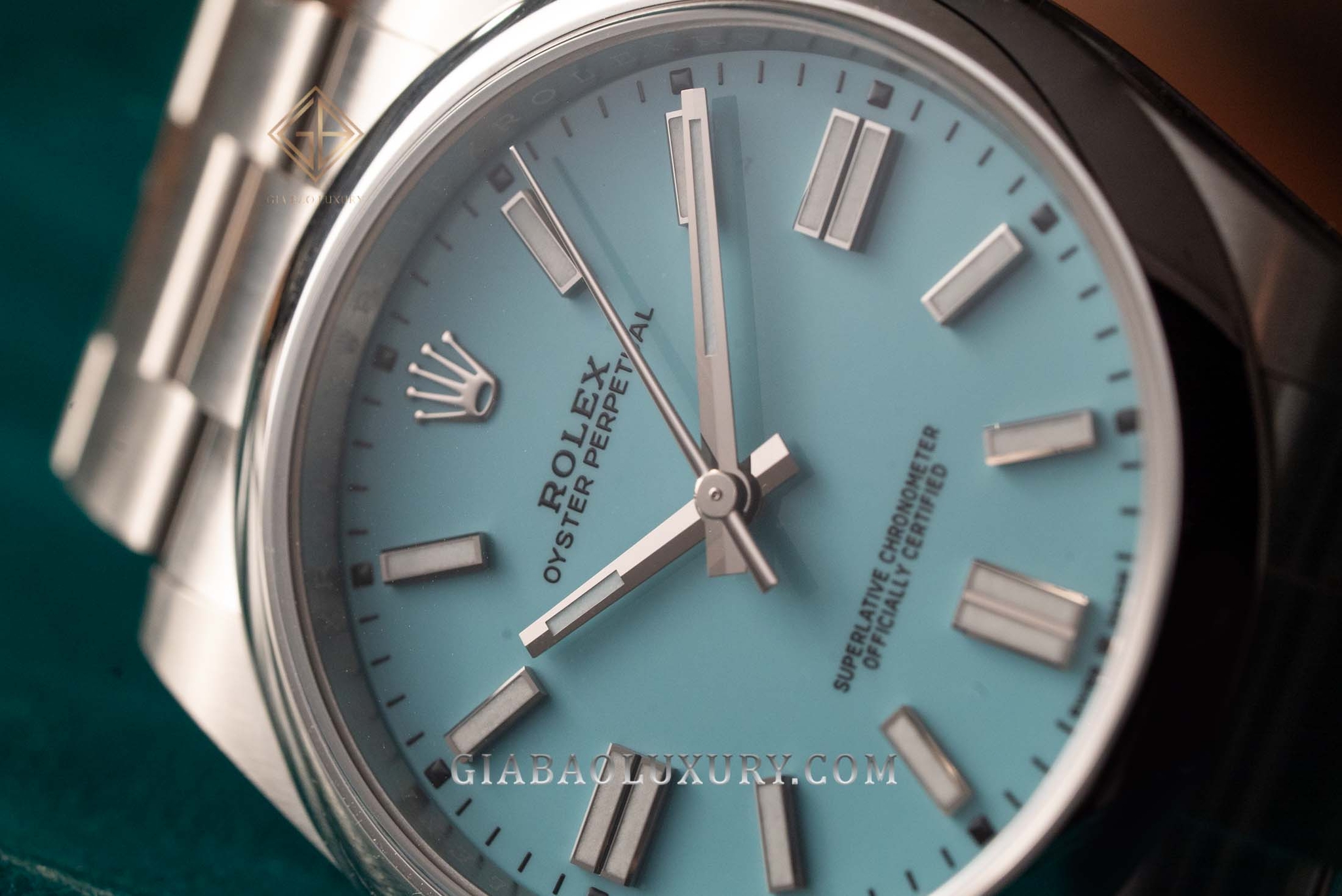 Đồng Hồ Rolex Oyster Perpetual 41 124300 Mặt Số Ice Blue