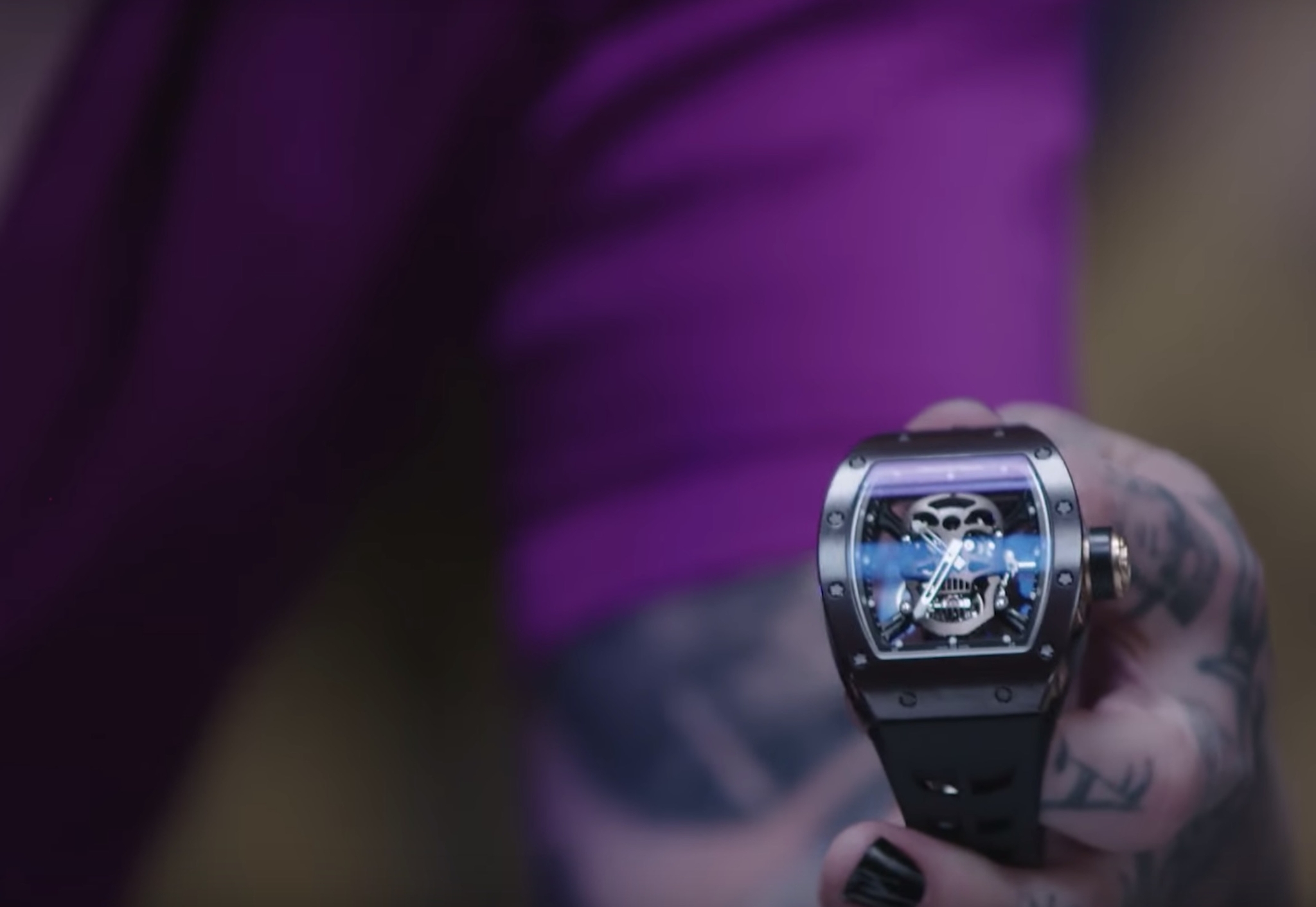 Đồng hồ Richard Mille RM 052 Tourbillon Skull “Asia Edition” Post Malone