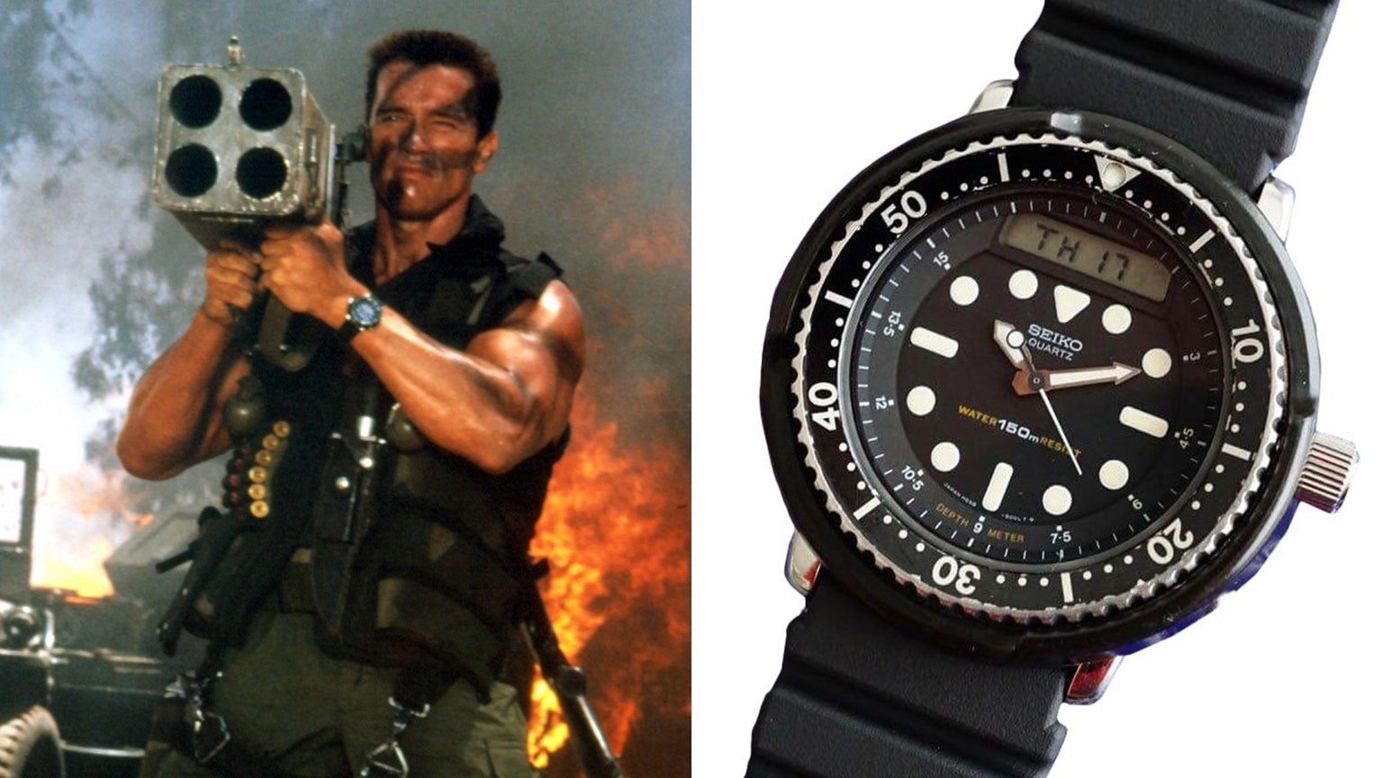 Đồng hồ Seiko H558-5000 của Arnold Schwarzenegger