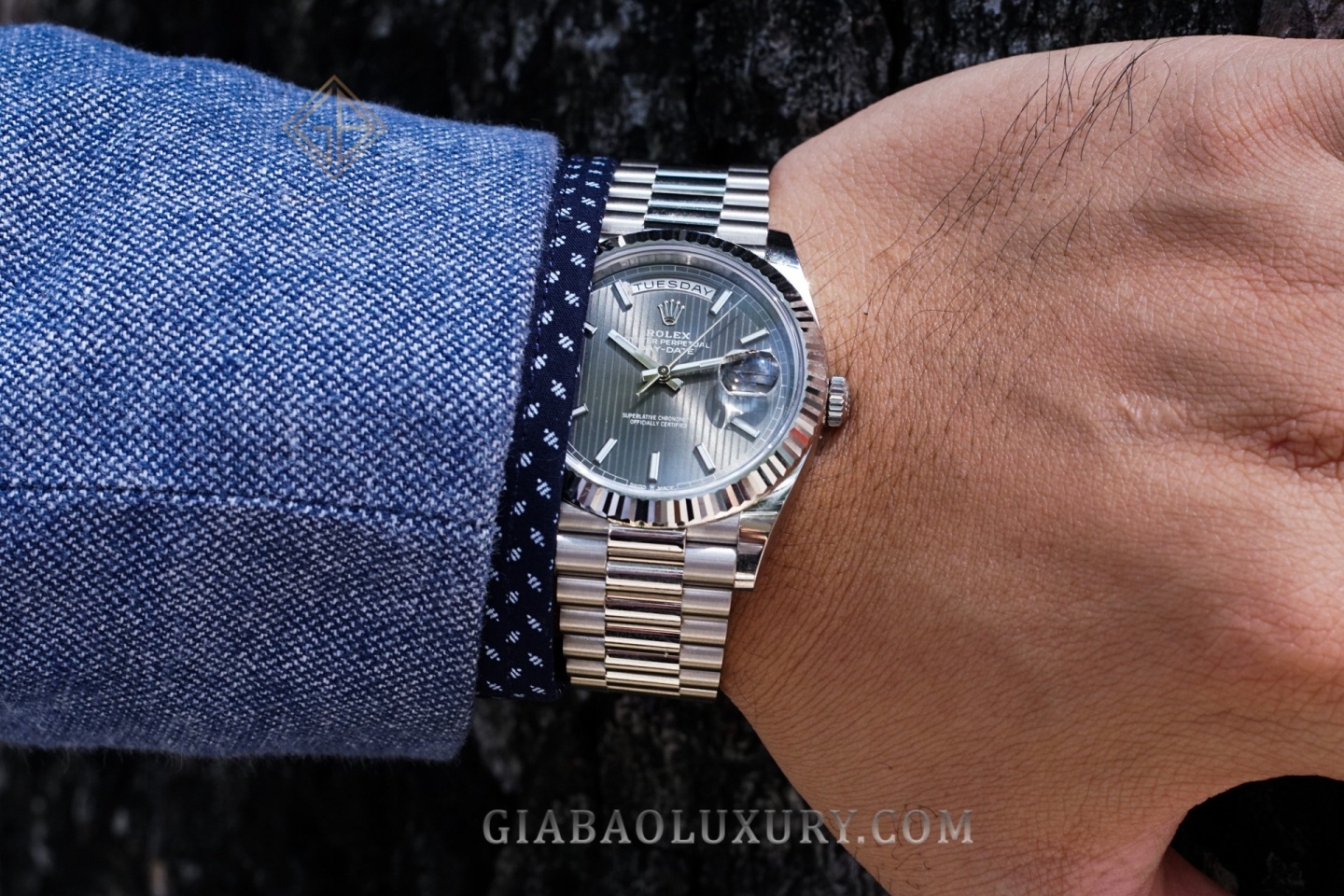 Review Äá»ng há» Rolex Day-Date 40 228239